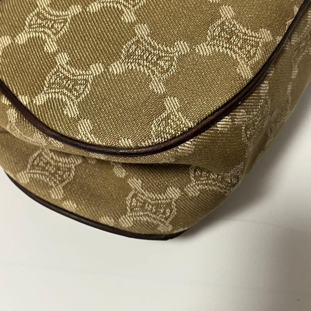 ✨未使用級✨　CELINE ショルダーバッグ　パリマカダム　デニム　レザー