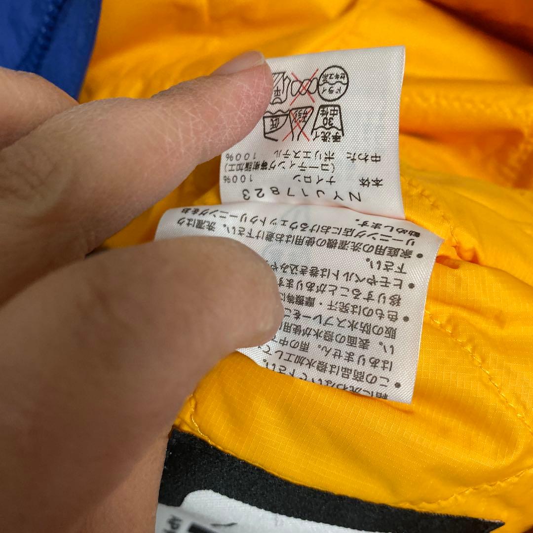 美品　ノースフェイス　スノボウェア　スキー　ジャンプスーツつなぎ　青　110