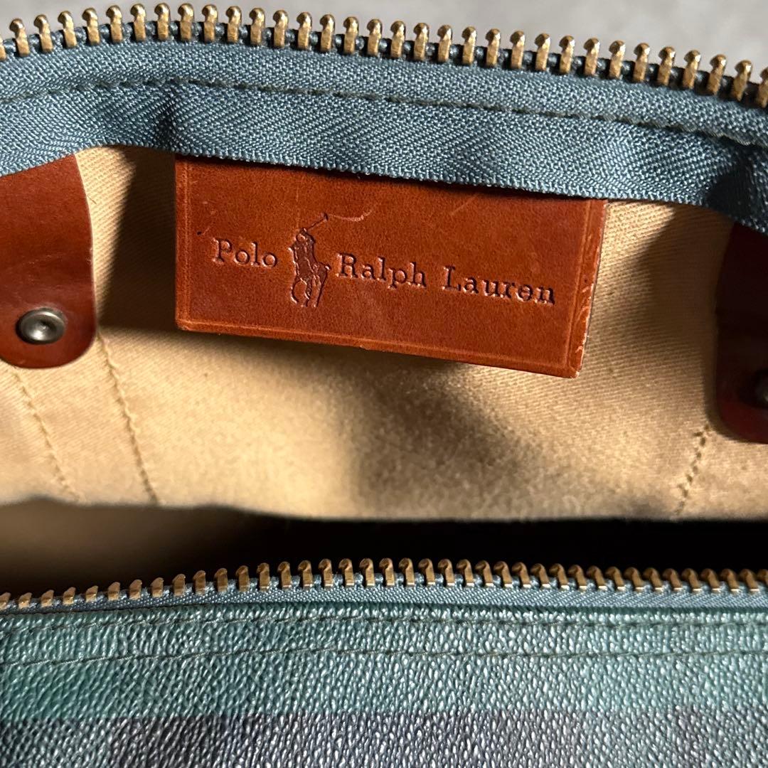 Polo Ralph Lauren 2way ボストンバッグ タータンチェック