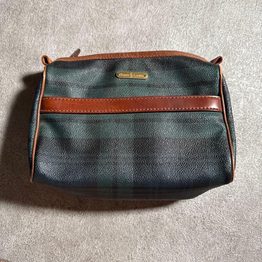 Polo Ralph Lauren 2way ボストンバッグ タータンチェック