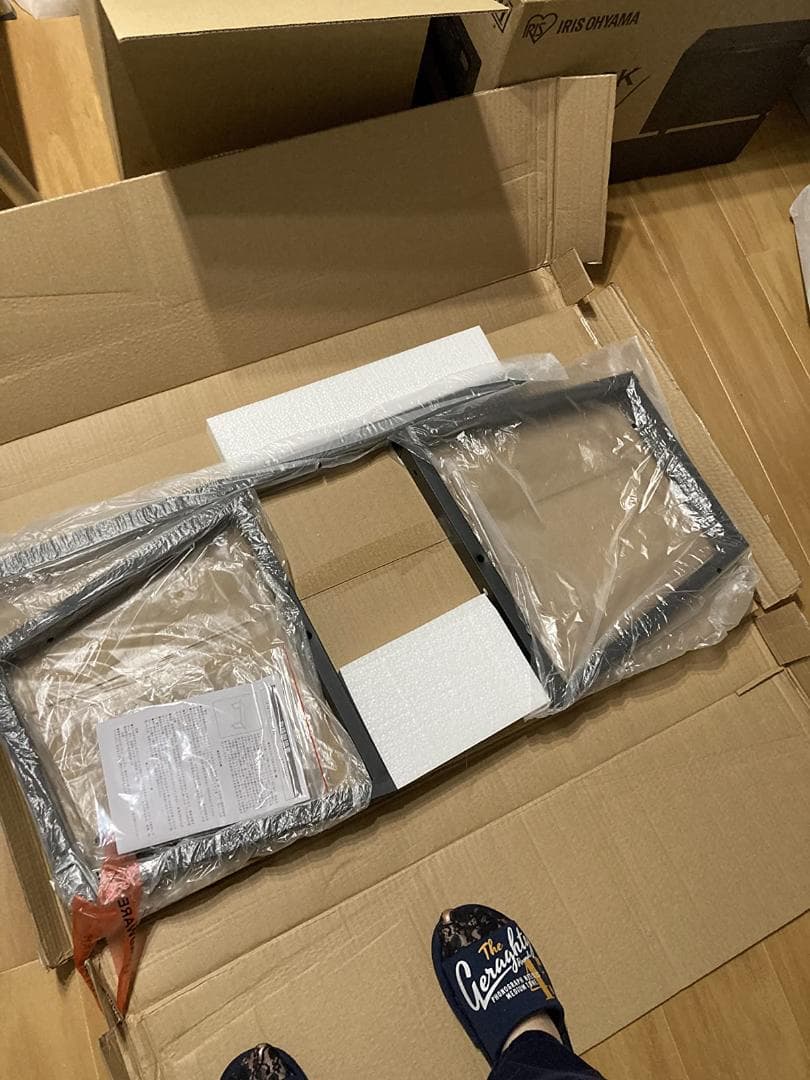 A萩原(Hagihara) ローテーブル センターテーブル 机 【木目調天板×ス