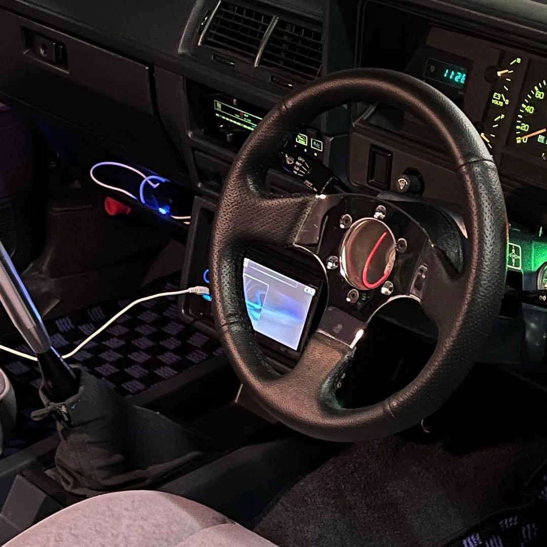 ステアリング レザー 28パイ 美品