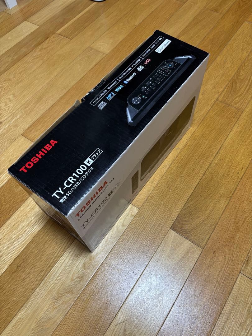 【新品】TOSHIBA TY-CR100 CD/SD/USBプレーヤー　箱付き