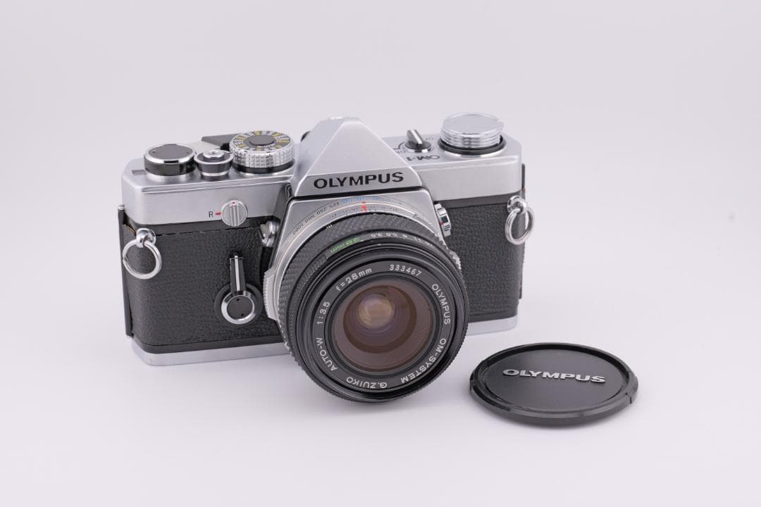 フィルムカメラ Olympus OM-1 + AUTO-W 28mm F3.5