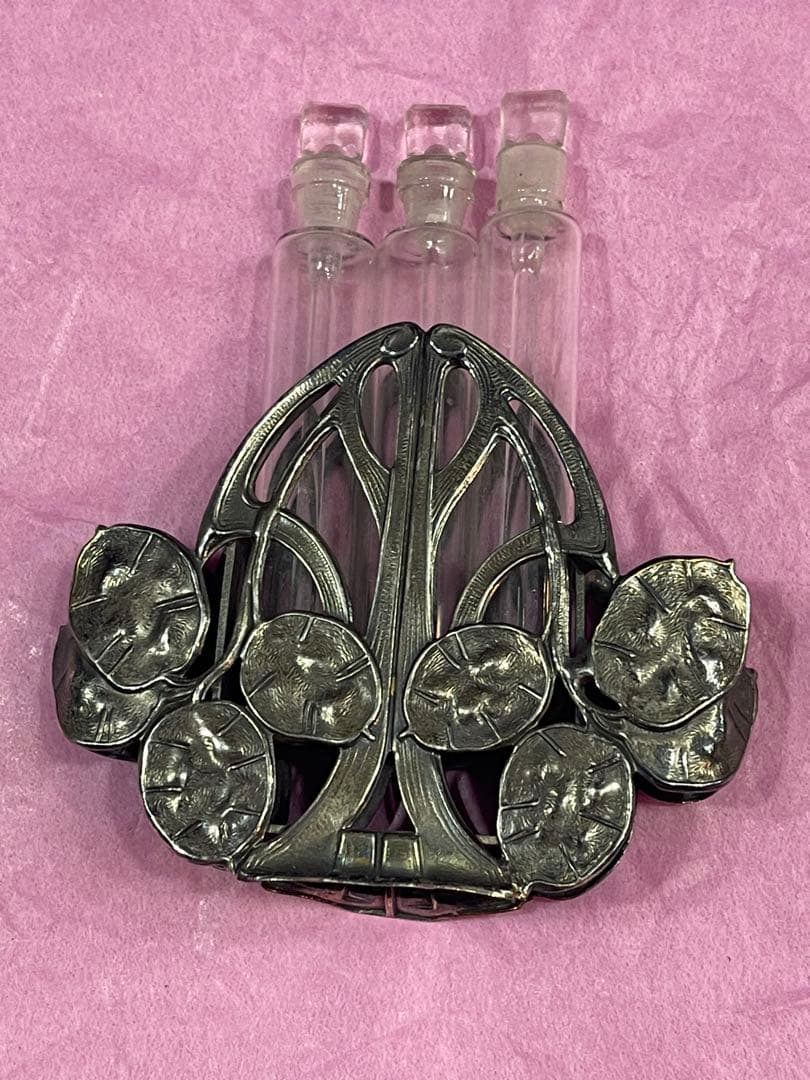 アンティークフランス アールヌーボー ボトルホルダー Art Nouveau