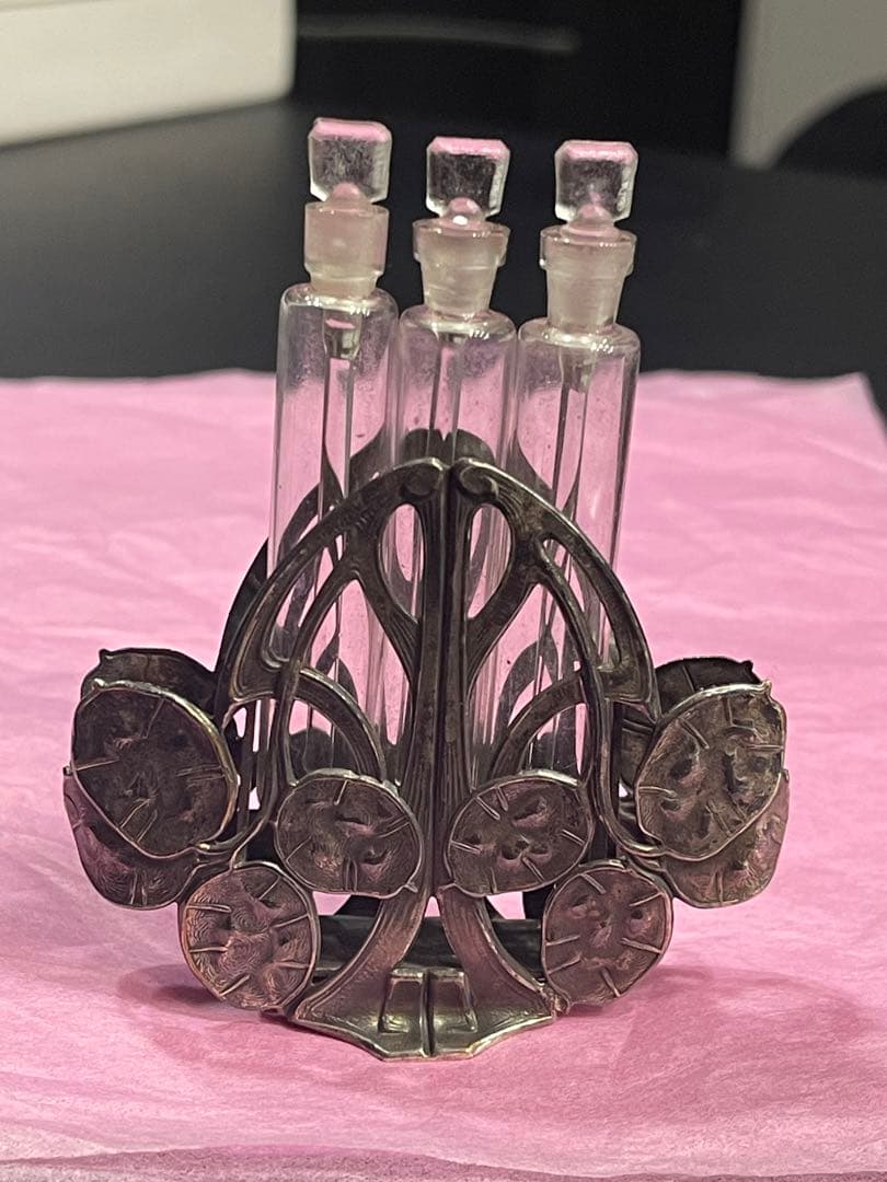 アンティークフランス アールヌーボー ボトルホルダー Art Nouveau