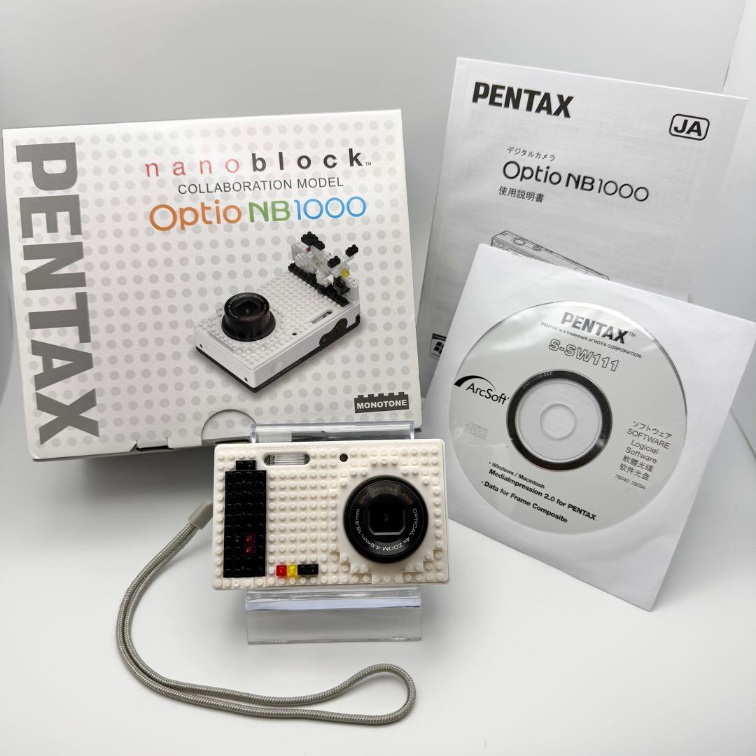 【箱付美品】PENTAX×nanoblock Optio NB1000 デジカメ