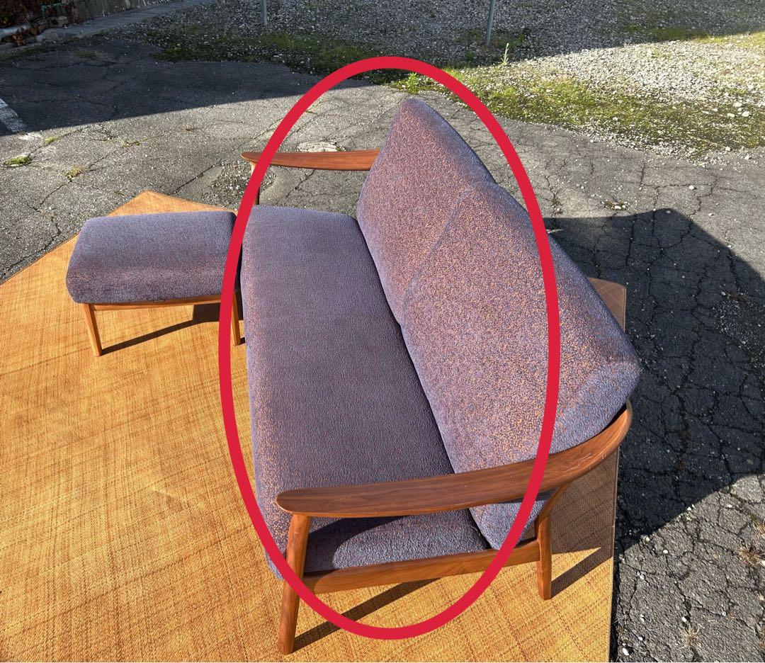 karimoku/カリモク 3人掛けソファ ネイビー