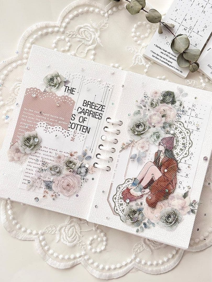 コラージュ素材　紙もの　素材紙　【2193】