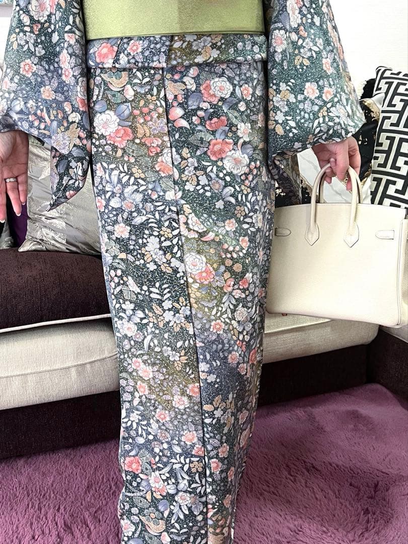 小紋と染帯セット販売