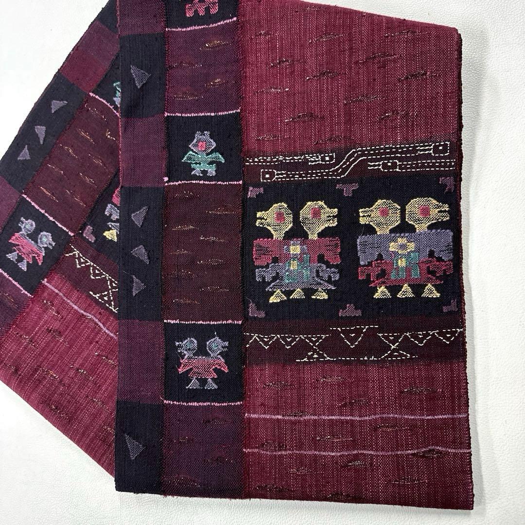 専用帯6057 ●帯屋捨松謹製 高級 正絹 紬 名古屋帯