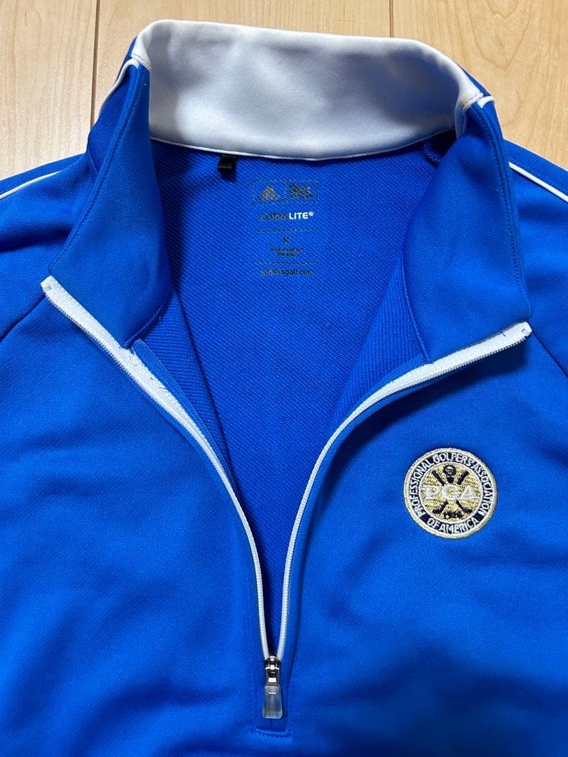 アメリカPGA of America GC限定アディダスコラボハーフジップ（L）