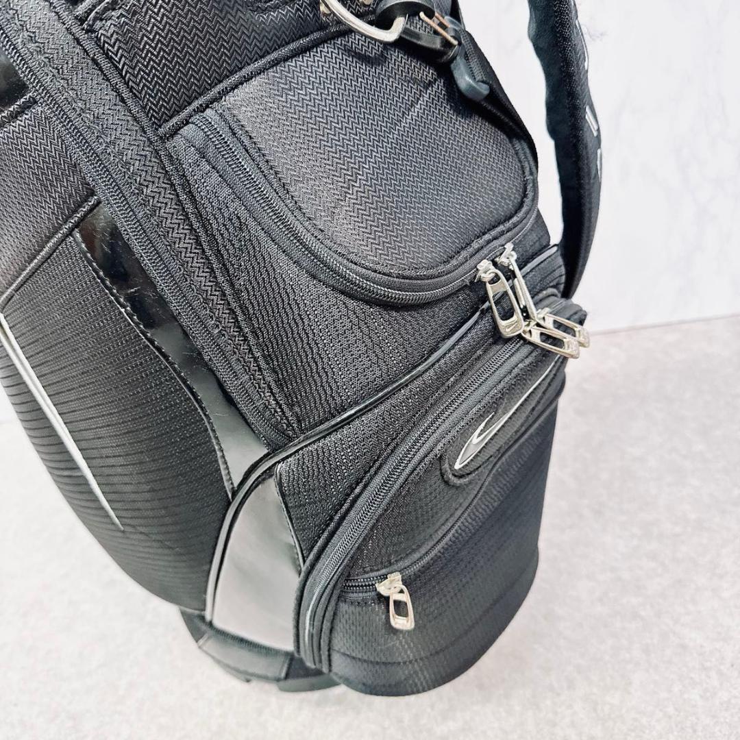 希少 NIKE ナイキ ゴルフ 9型 キャディバッグ 6分割 ブラック