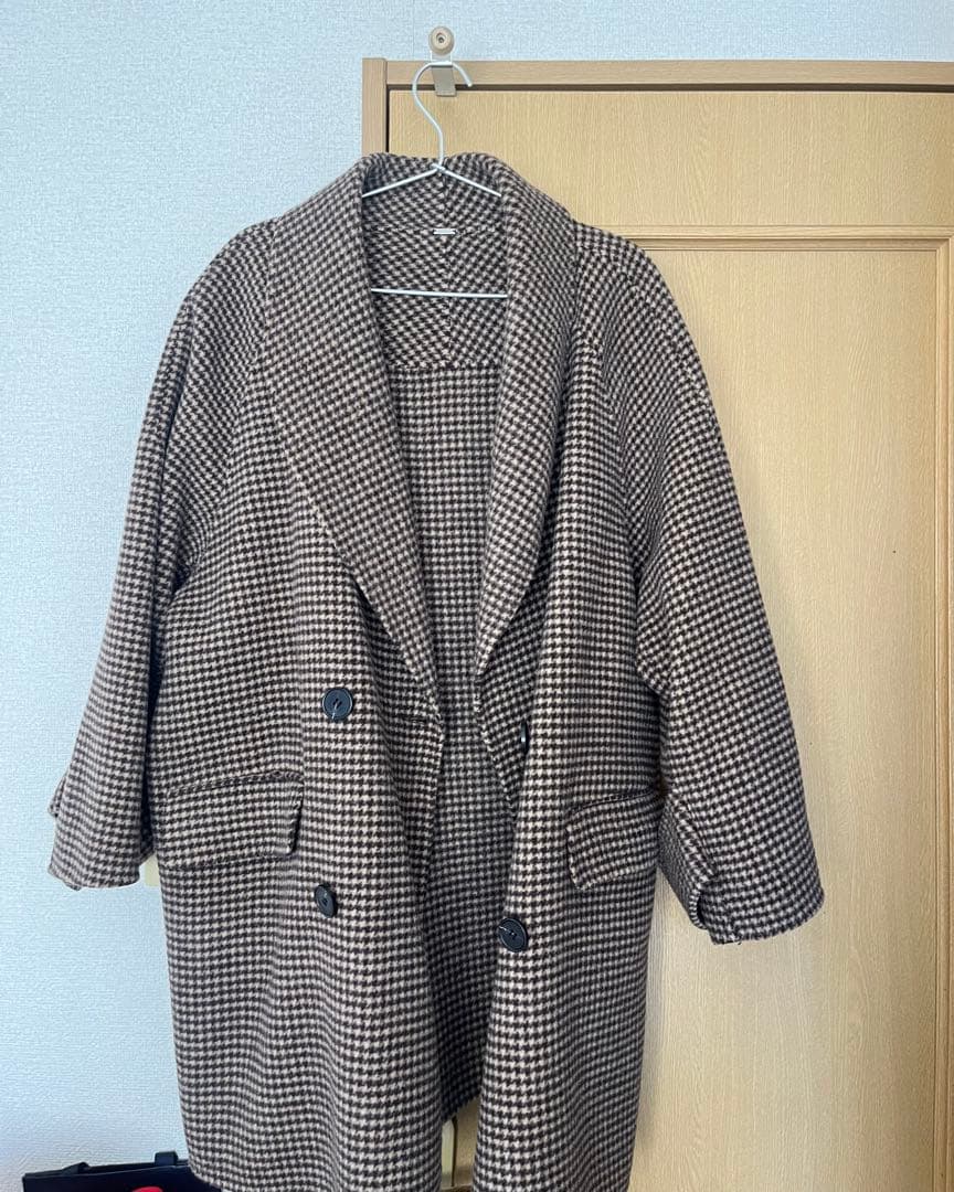 Mila Owen ミラオーウェン接結ハーフ丈Aラインコートsilent