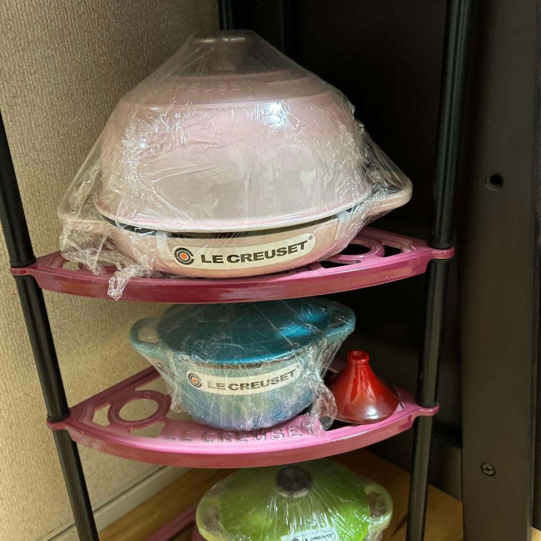 新品未使用・ルクルーゼ・シグニチャー・ブレッドオーブン・24㌢・シェルピンク