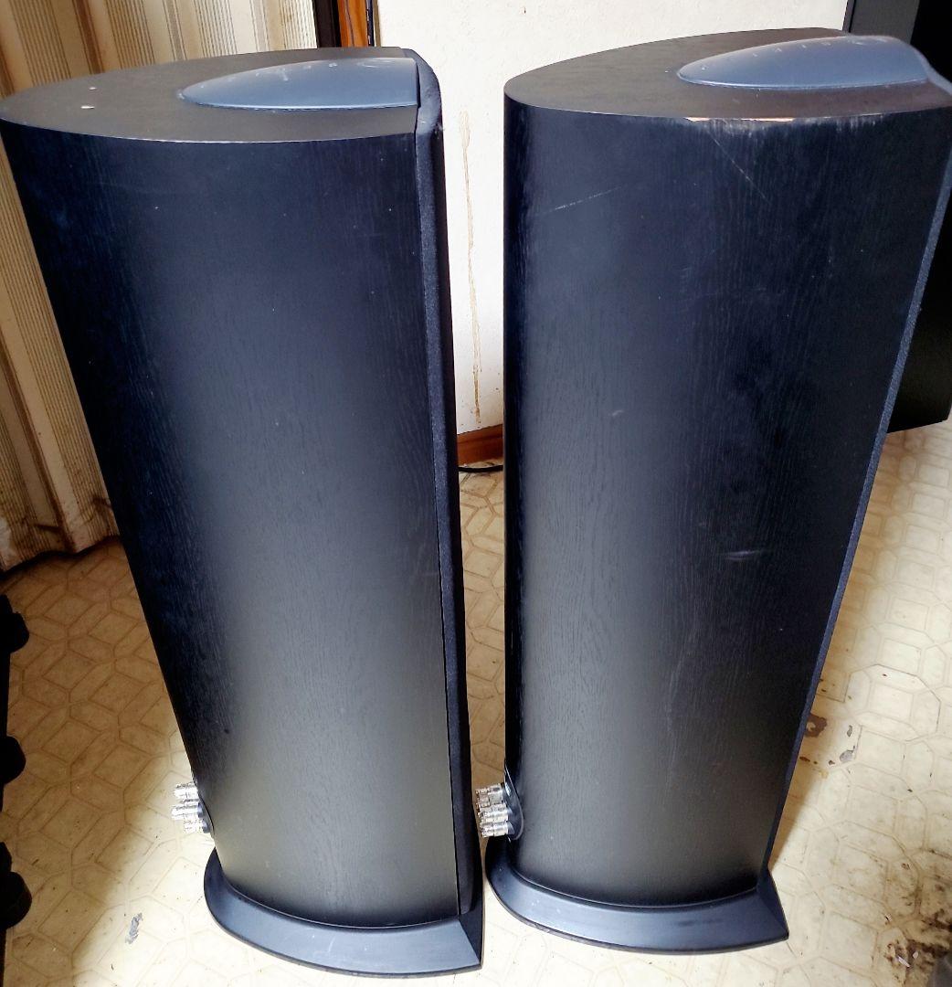 訳あり特価 KEF iQ50 トールボーイスピーカー ブラック 1本②