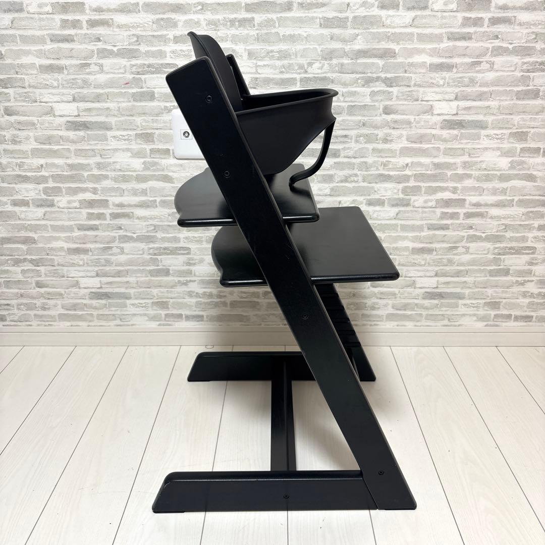 ✨ベビーセットＶ３付き✨ STOKKEストッケトリップトラップ ブラック