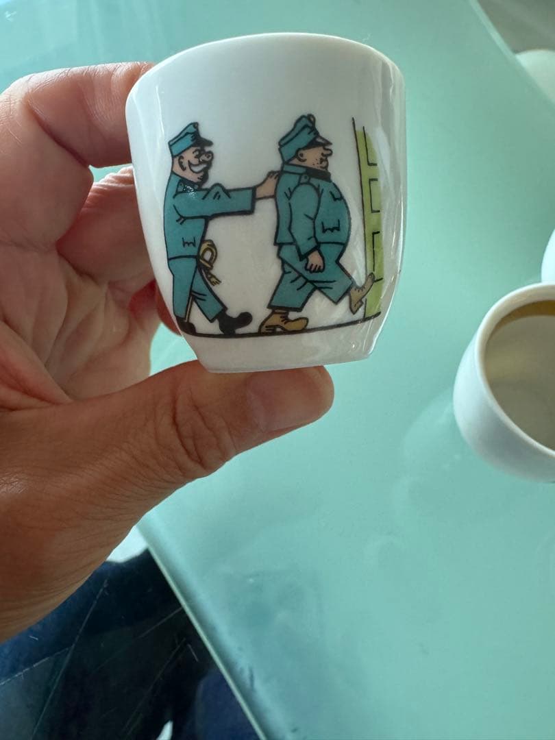 チェコ製陶器お猪口風5個