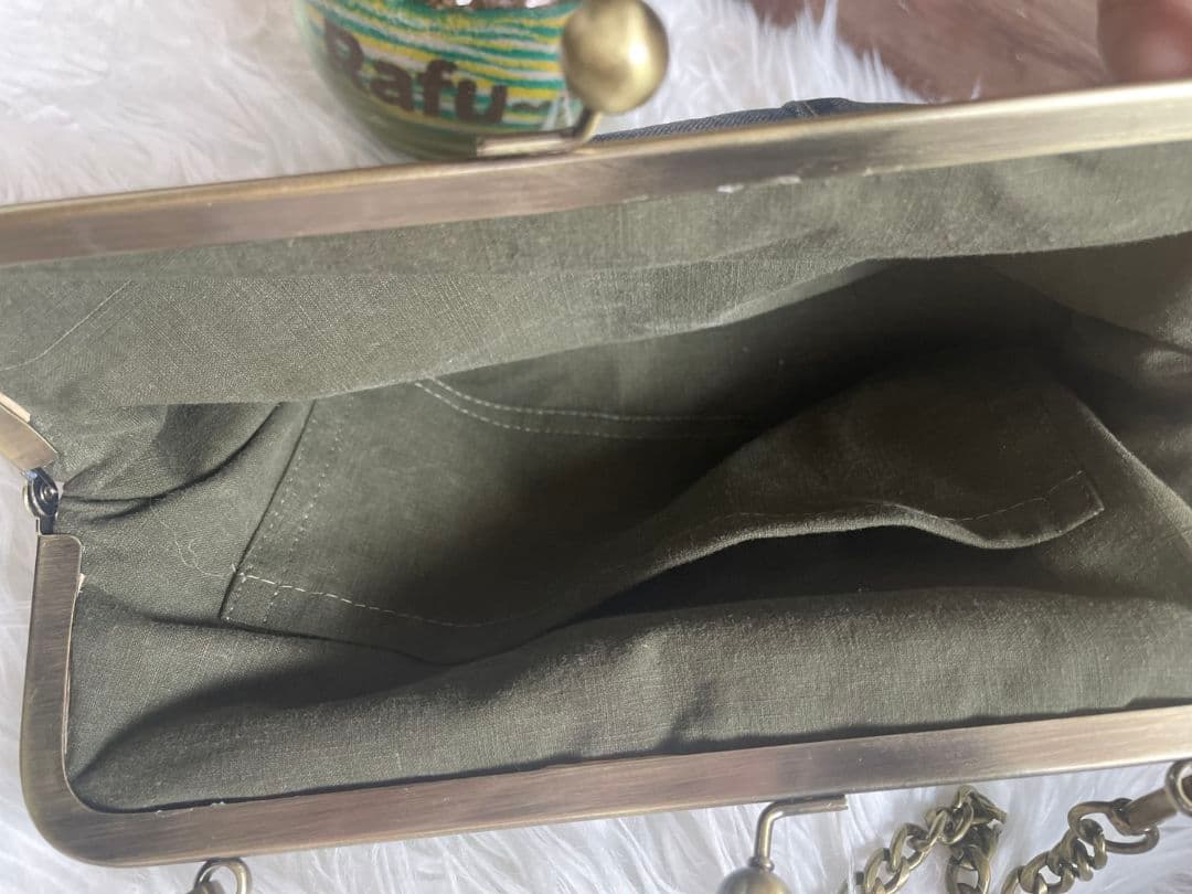 デニム リメイクがま口＋干支お守り