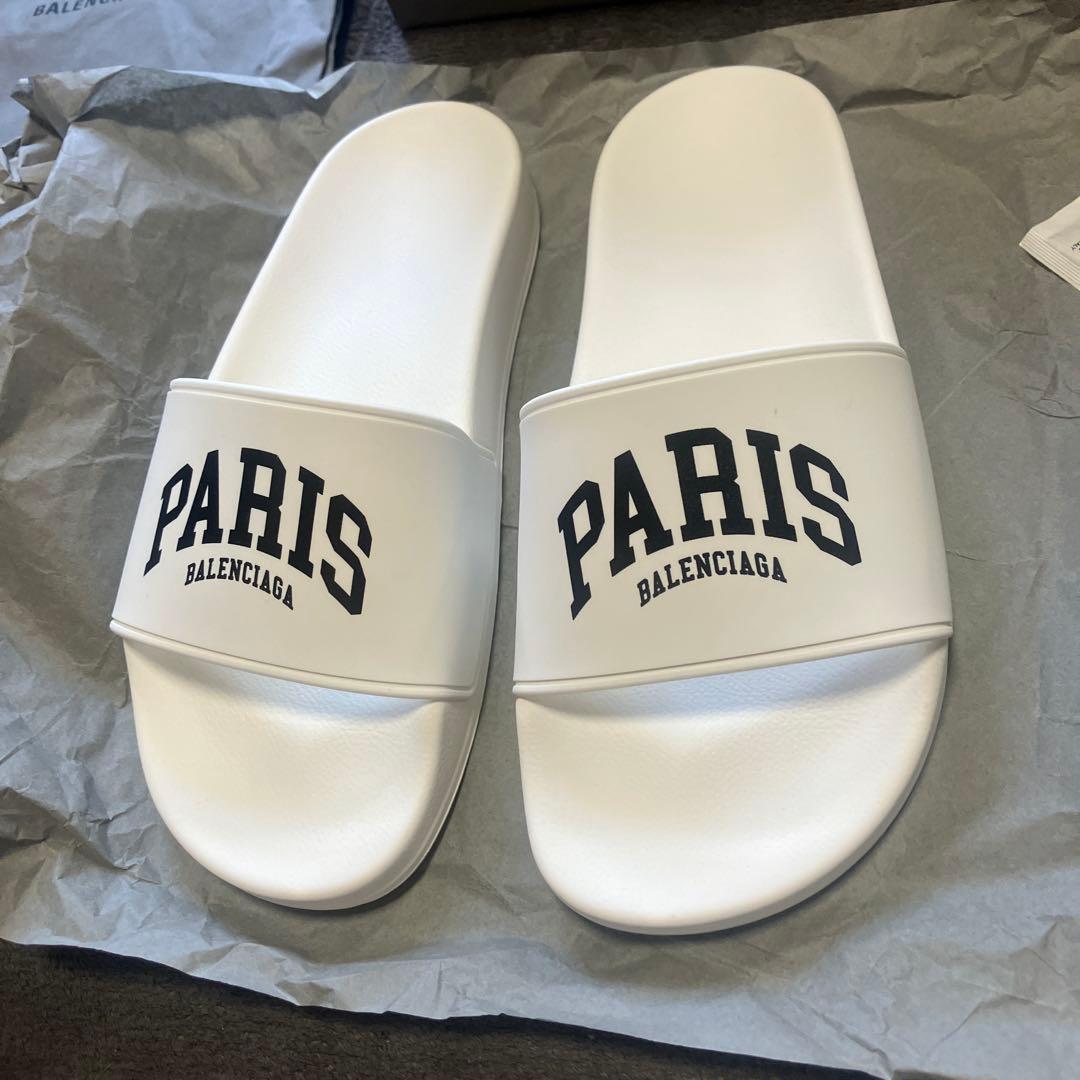BALENCIAGA プールサンダル 38サイズ(24.5〜25cm)0706