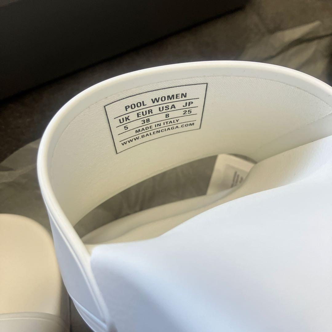 BALENCIAGA プールサンダル 38サイズ(24.5〜25cm)0706