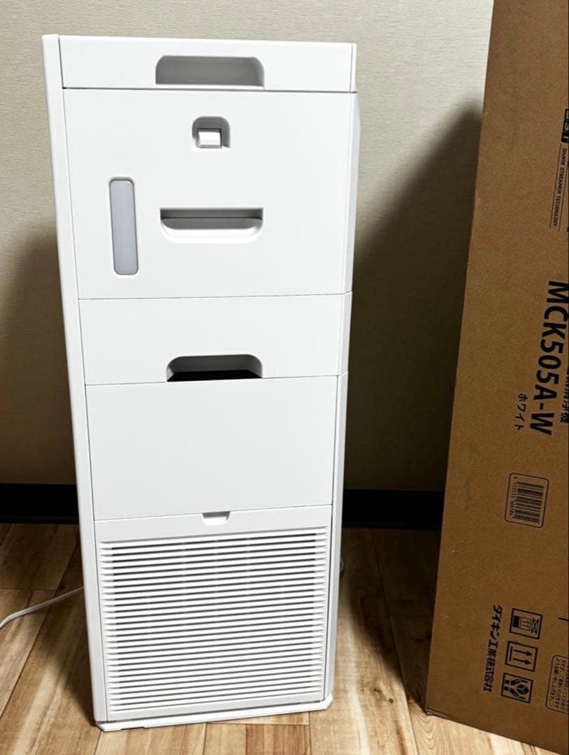 【ほぼ未使用】ダイキン 加湿空気清浄機 MCK505A-W 2025年モデル