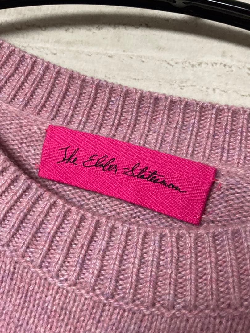 The Elder Statesman カシミアニット ピンク M