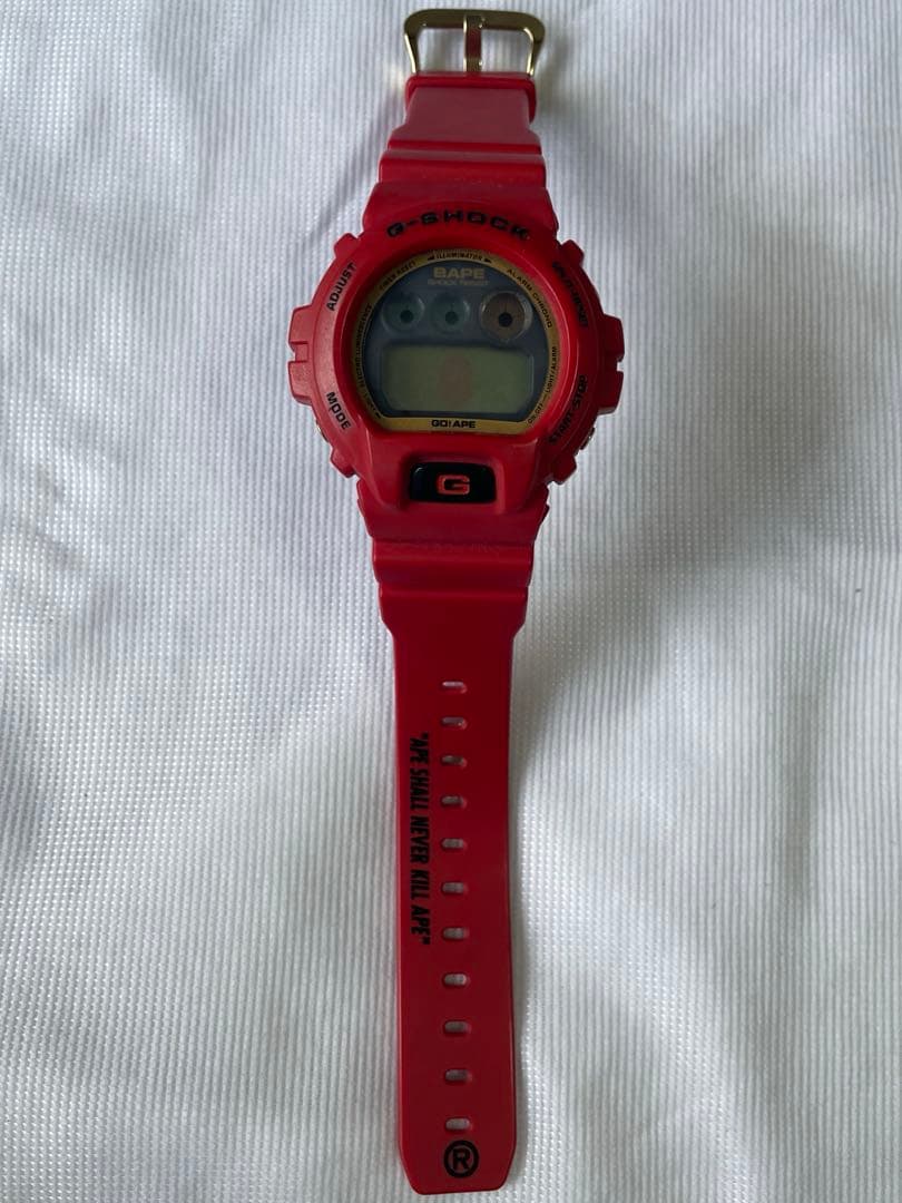 G-SHOCK× APE（赤×金） 2000本限定 （ジャンク品）