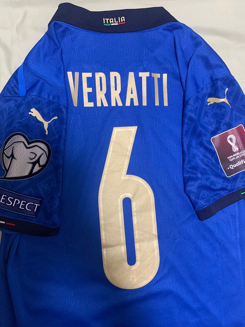 実支給イタリア代表マルコ・ヴェッラッティ　カタールWC 欧州予選対北アイルランド