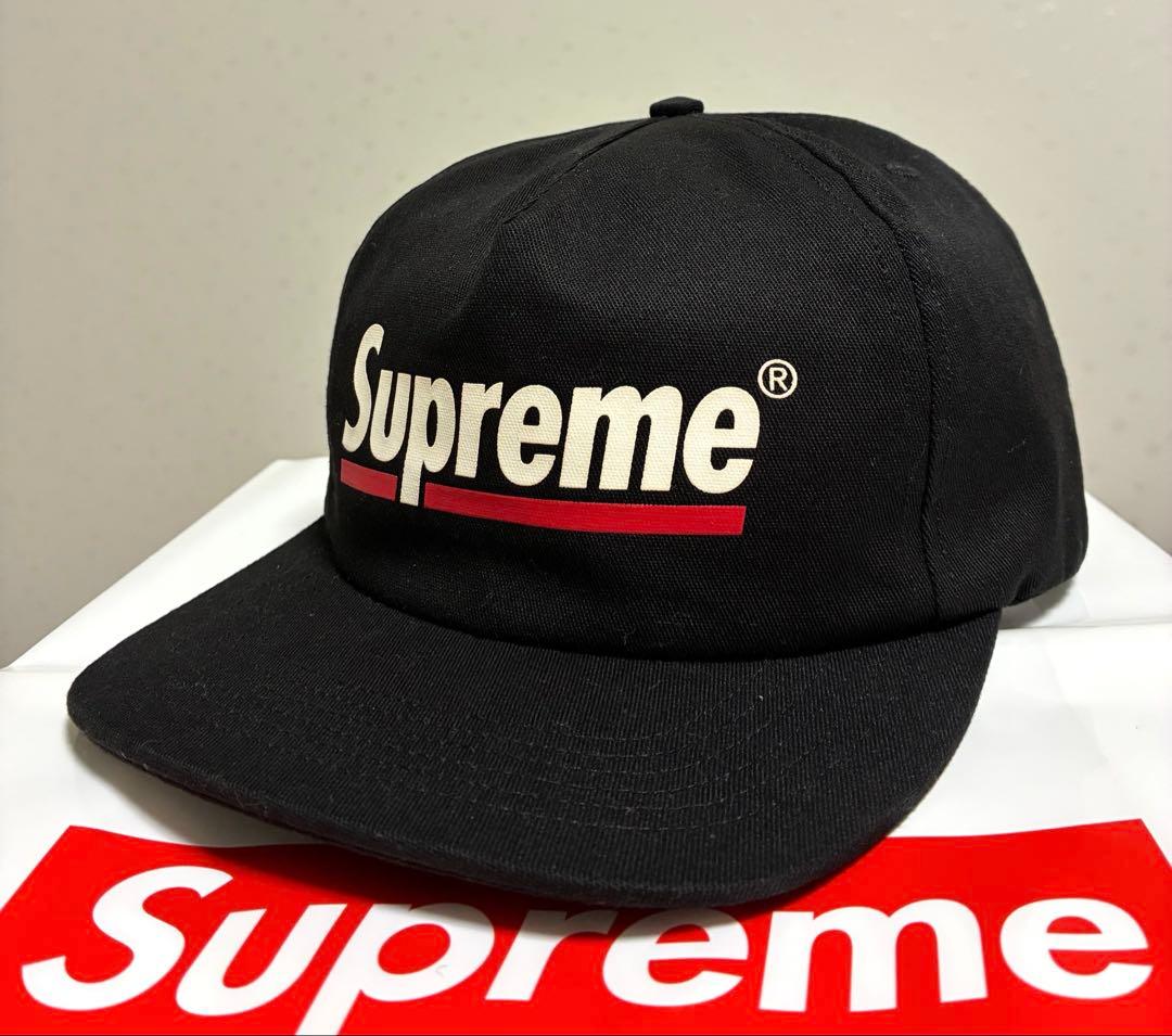 24時間以内発送 完売品 極美品 黒 Underline 5-panel Cap