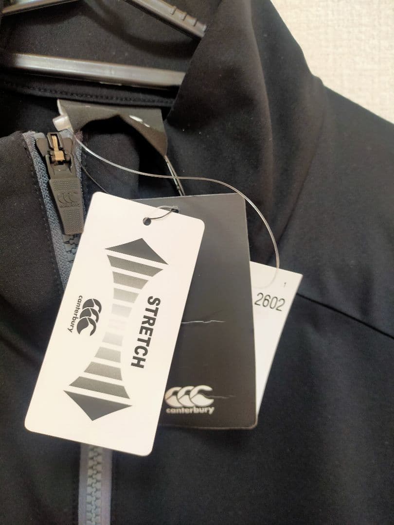 【未使用・タグ付】【値札付】canterbury ストレッチジャケットM