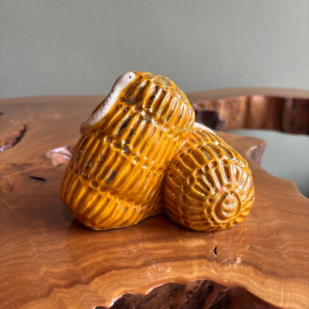 六兵衛窯 干支置物 「富巴」清水焼 陶芸 たち吉 共箱