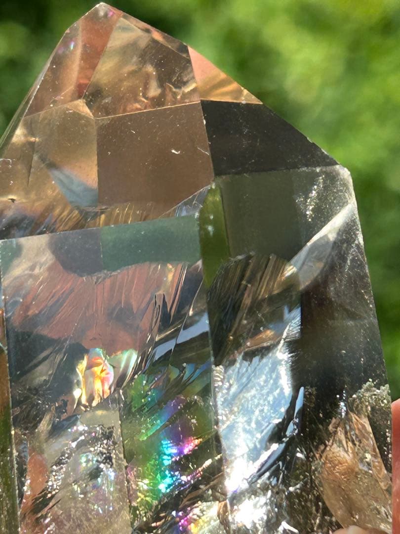 高品質ガーデンシトリンポリッシュアイリスクォーツ水晶天然‼️大特価SALE