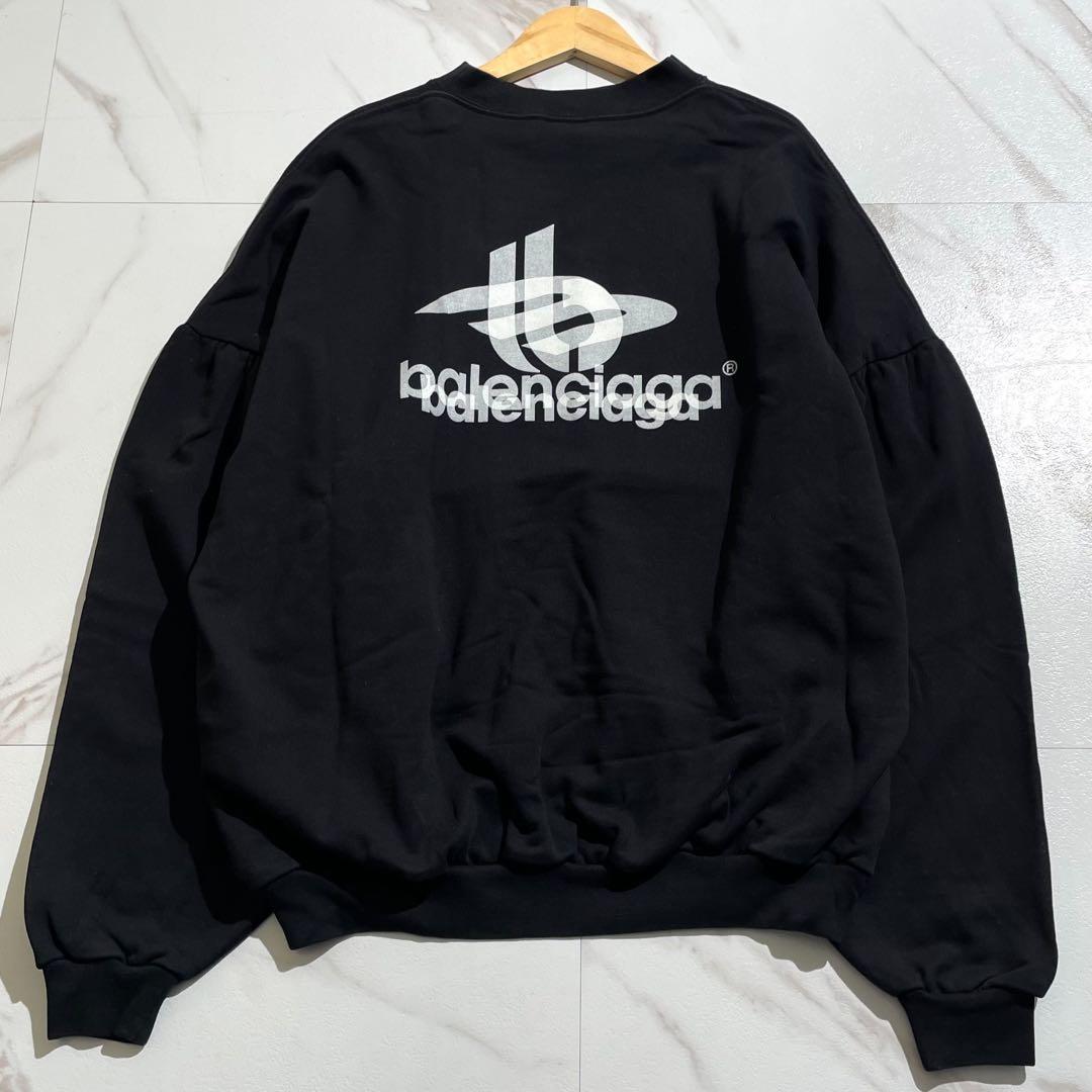美品現行 BALENCIAGAバレンシアガ24SS レイヤードスポーツスウェット