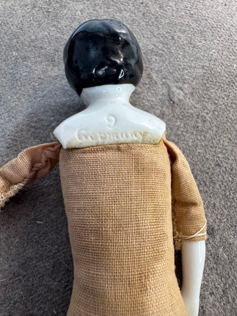 チャイナヘッドドール　19世紀　ドイツ製　アンティーク人形