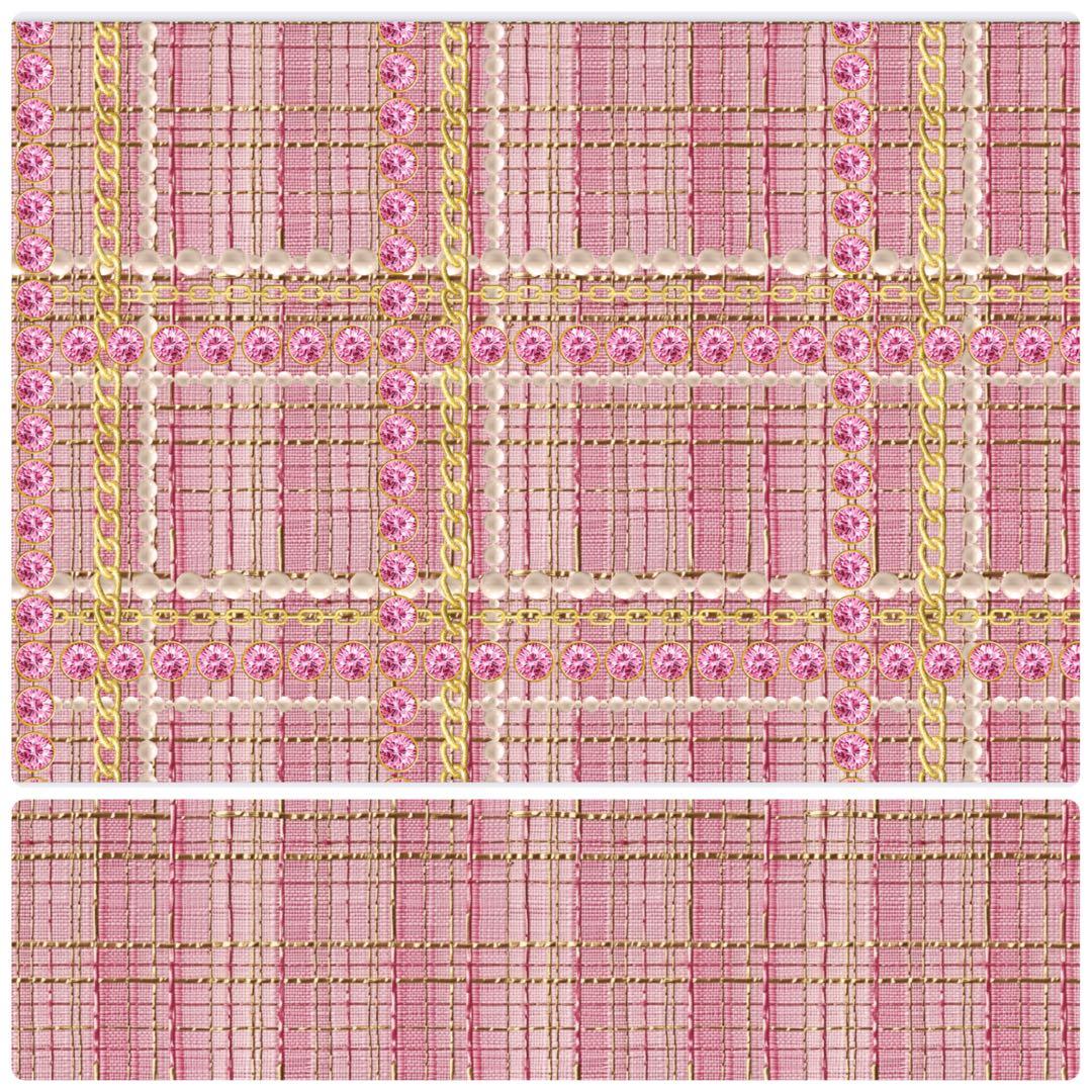 新作♡gemlike fabric8種80枚 A4デザインペーパー♡コラージュ