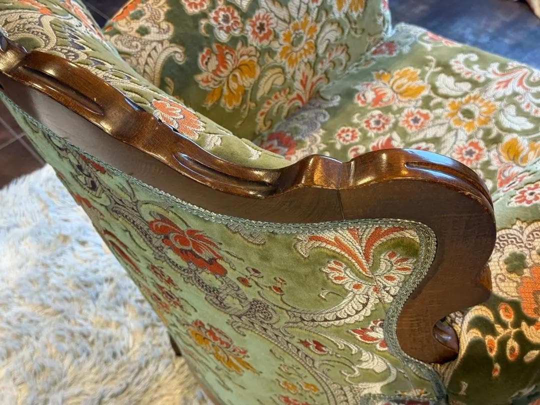 金華山織　クラシック　クラシカル　アームソファ　猫脚　ヨーロピアン　GZ