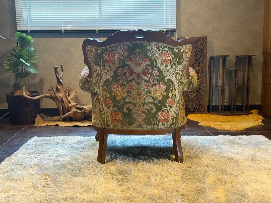 金華山織　クラシック　クラシカル　アームソファ　猫脚　ヨーロピアン　GZ