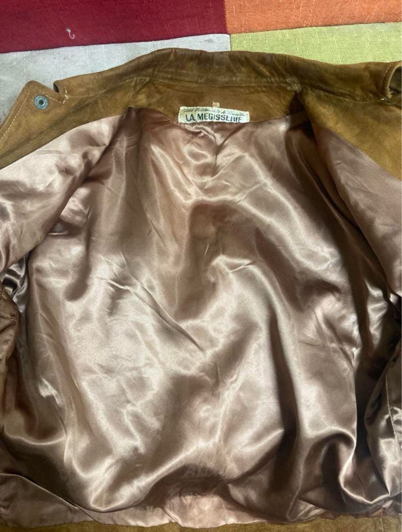 70s スウェードジャケット　短丈　ヴィンテージ