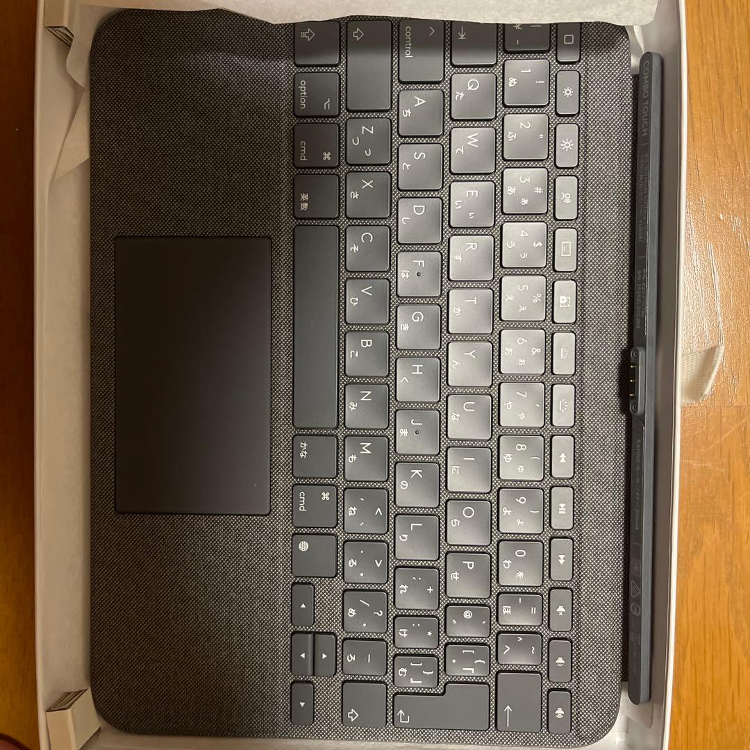 logicool Combo Touch iPadケース グレー