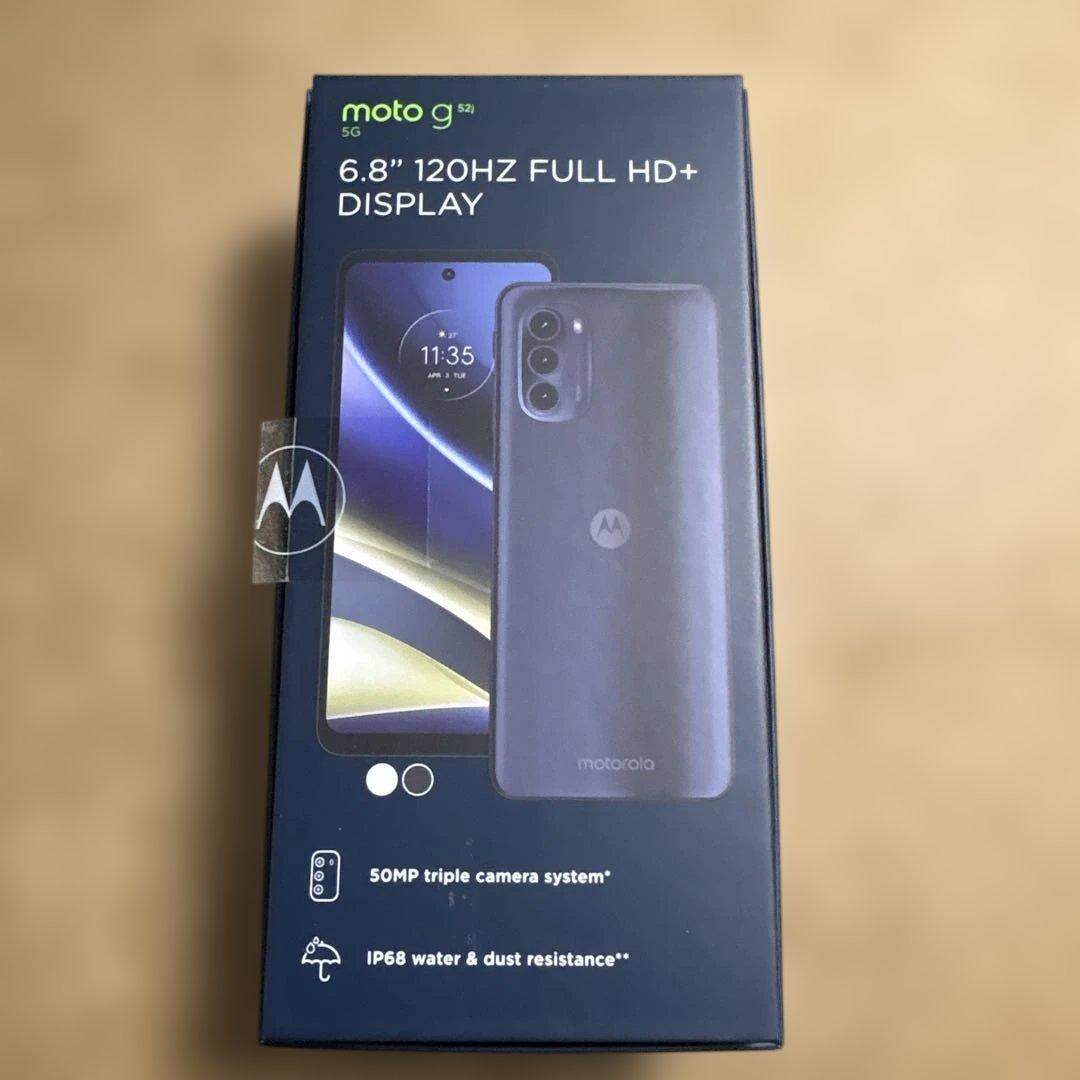 motorola moto g52j 5G インクブラック