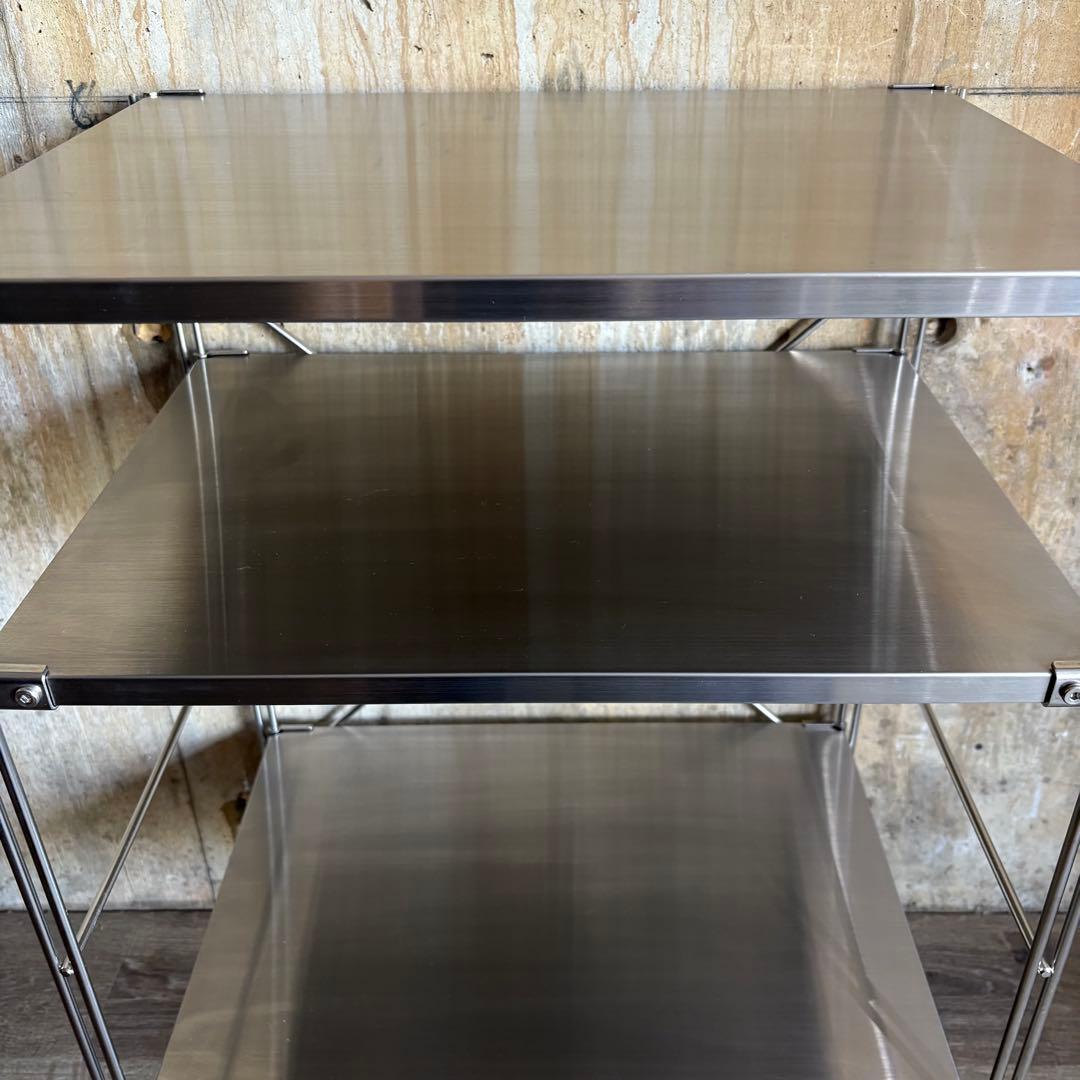 MUJI 無印良品　ステンレス　ユニットシェルフ　小