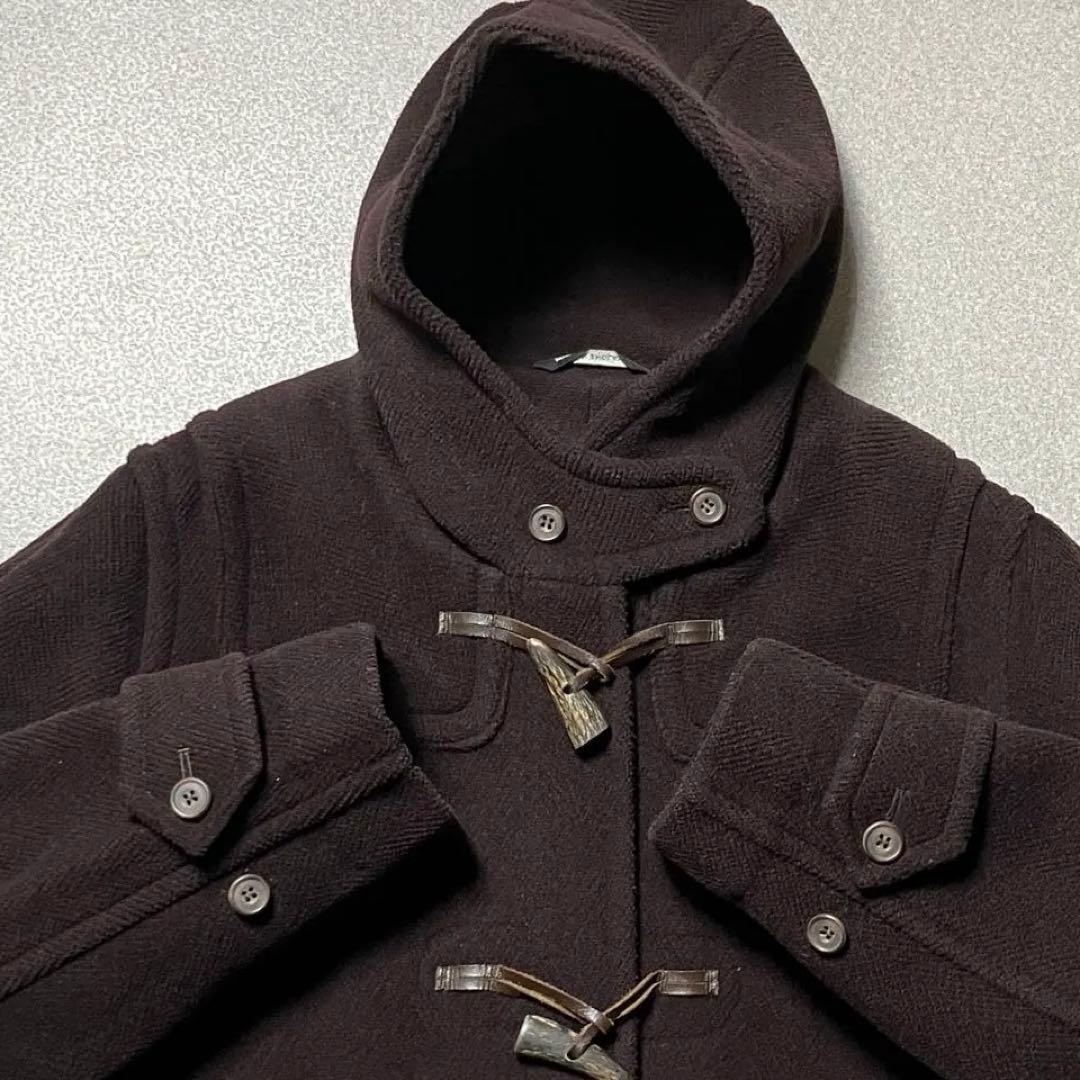 【英国製 インバーティア SHIPS別注】ヘリンボーン ダッフルコート