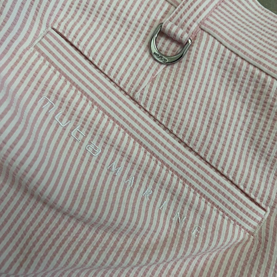 muta MARINE ムータマリン　ストライプ　ショートパンツ　メンズ　ピンク