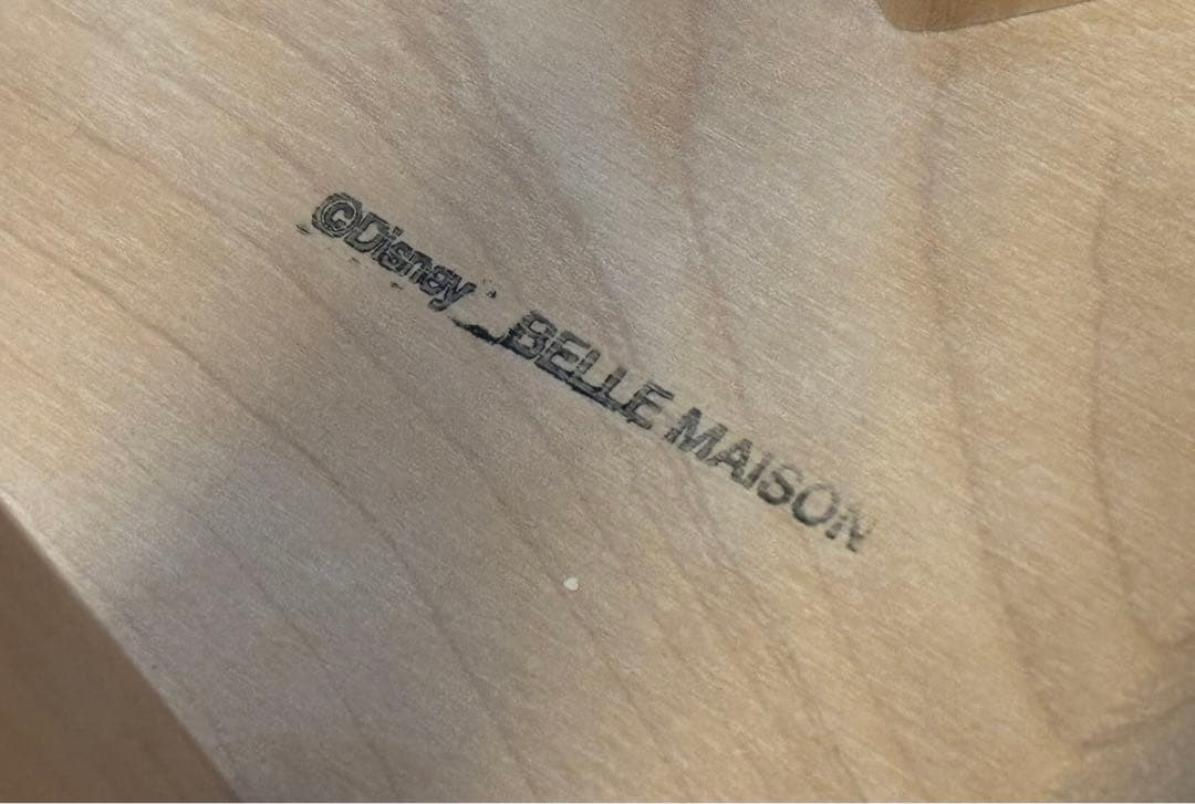 ディズニー/ミッキー/スツール/家具/椅子/木製/ナチュラル/雑貨/花台/飾り台