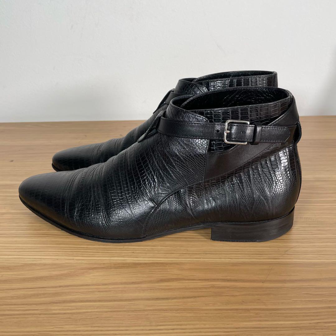 サンローランパリ　レザージョッパーブーツ ショートブーツ ブラック　41