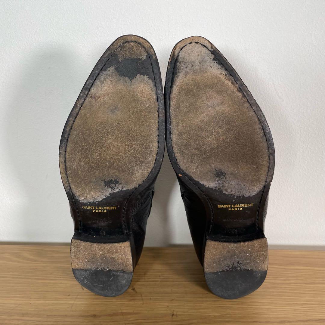 サンローランパリ　レザージョッパーブーツ ショートブーツ ブラック　41