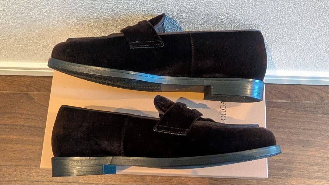 OHGA ダークブラウン ローファー