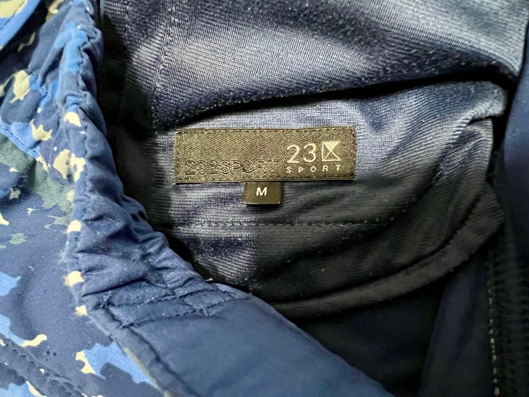 23区 GOLF ゴルフ 軽量防寒着上下 2way ジャケットダウン90% M