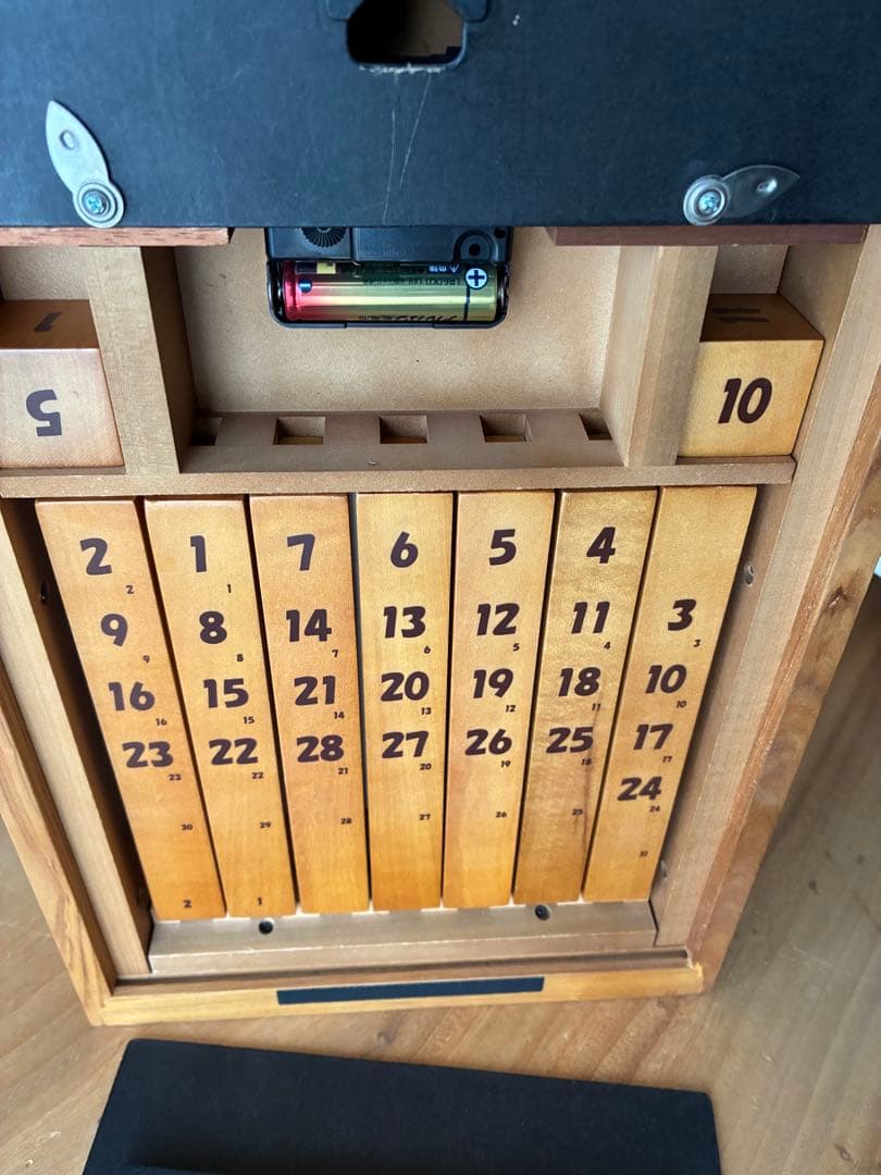 【時計動きます】ジブリ　となりのトトロ　万年カレンダー掛け時計兼置き時計